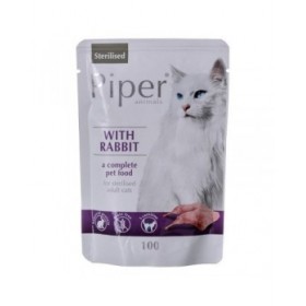 Cibo per gatti Dolina Noteci Piper Sterilised Coniglio 100 g 100 L