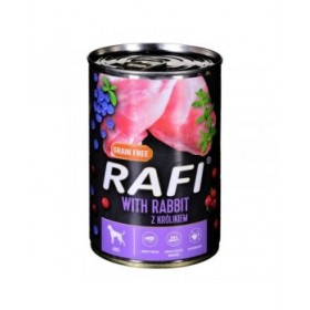 Cibo umido Dolina Noteci Rafi Mirtillo Coniglio 400 g