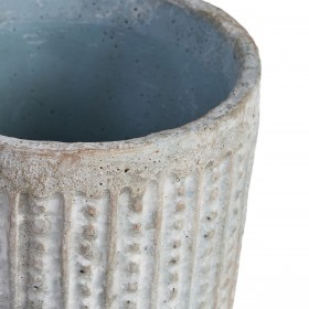 Vaso Grigio Cemento 12,5 X 12,5 X 16 CM