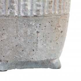 Vaso Grigio Cemento 12,5 X 12,5 X 16 CM