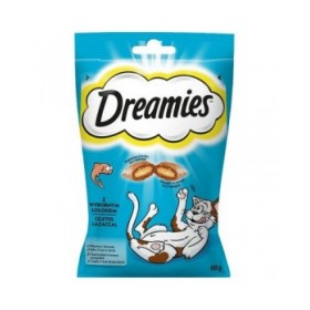 Spuntino per Cat Dreamies Leccornie Salmone 60 L 60 g