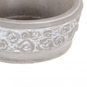 Vaso Grigio Cemento 17 x 17 x 7 cm