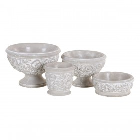 Vaso Grigio Cemento 17 x 17 x 7 cm