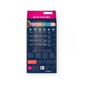 mangime Eukanuba Adult Small&Medium Salmon Pesce 12 kg