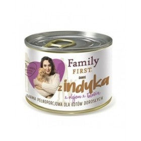 Cibo per gatti Family First Adult Tacchino