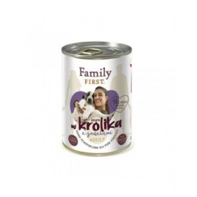Cibo umido Family First FF-19032 Coniglio Pera 400 g