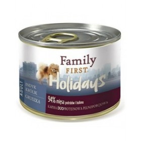 Cibo umido Family First FF-19060 Tacchino Coniglio Pera 200 g