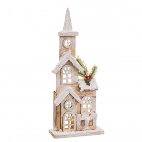 Accessorio per Presepe Naturale Chiesa 16 x 8 x 38 cm