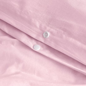 Copripiumino HappyFriday Basic Rosa chiaro 220 x 220 cm