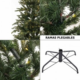 Albero di Natale Verde PVC 80 x 80 x 210 cm