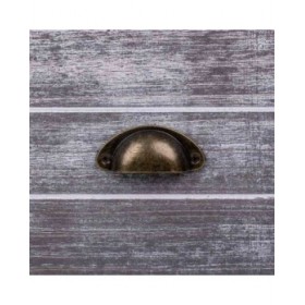 Comodino Alexandra House Living Bianco 28 x 45 x 38 cm