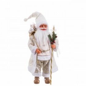 Babbo Natale Bianco 32 X 25 X 87 CM