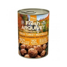 Cibo umido Arquivet Fresh Turkey Meatballs Tacchino 400 g