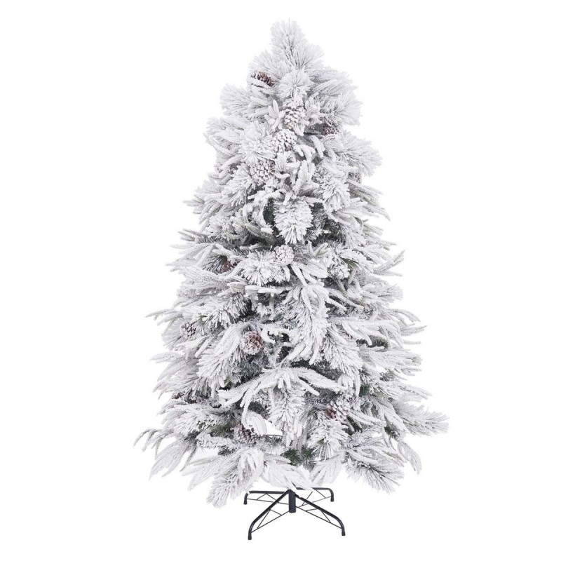 Albero di Natale PVC Polietilene Ananas Nevoso 90 x 90 x 210 cm