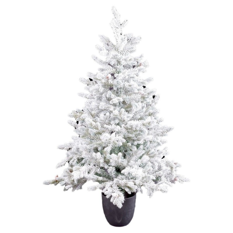 Albero di Natale Polietilene Ananas Nevoso 60 x 60 x 120 cm