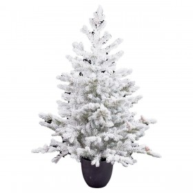 Albero di Natale Polietilene Ananas Nevoso 40 x 40 x 90 cm