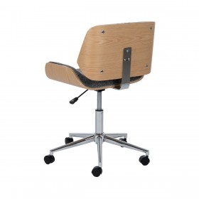 Sedia da Ufficio Grigio Naturale 54 x 61 x 88 cm