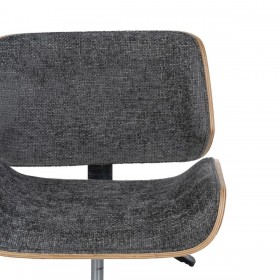 Sedia da Ufficio Grigio Naturale 54 x 61 x 88 cm