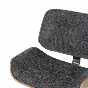 Sedia da Ufficio Grigio Naturale 54 x 61 x 88 cm