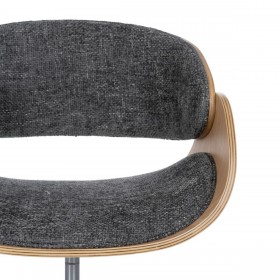 Sedia da Ufficio Grigio Naturale 59 x 64 x 88 cm