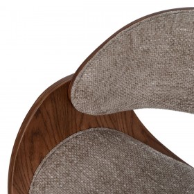 Sedia da Ufficio Marrone Nero Beige 59 x 64 x 88 cm