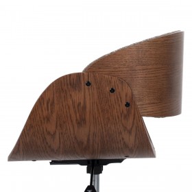 Sedia da Ufficio Marrone Nero Beige 59 x 64 x 88 cm