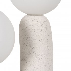 Lampada da tavolo Crema Ceramica Cristallo 50 W 240 V 220-240 V 20 x 11 x 31 cm