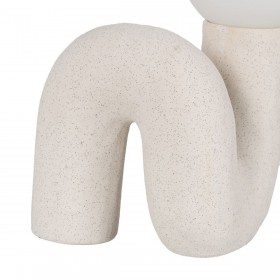 Lampada da tavolo Crema Ceramica Cristallo 50 W 240 V 220-240 V 20 x 11 x 31 cm
