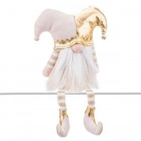 Decorazione Natalizia Dorato Babbo Natale 18 x 10 x 36 cm