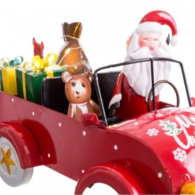 Decorazione Natalizia Multicolore Babbo Natale 26,5 x 13,5 x 16 cm