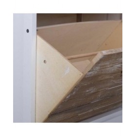 Scarpiera Alexandra House Living Bianco 28 x 58 x 50 cm 1 cassetto