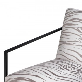 Poltrona Nero Multicolore 65 x 85 x 73 cm