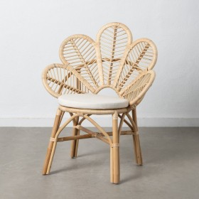Sedia da Sala da Pranzo Naturale Rattan 76 x 68 x 91 cm