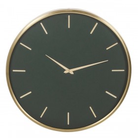 Orologio da Parete Azzurro Cristallo Acciaio 51 x 5 x 51 cm
