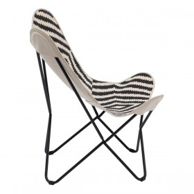 Poltrona Bianco Nero 75 x 75 x 95 cm
