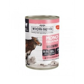 Cibo per gatti WIEJSKA ZAGRODA Carne monoproteica Carne di manzo e vitello 400 g