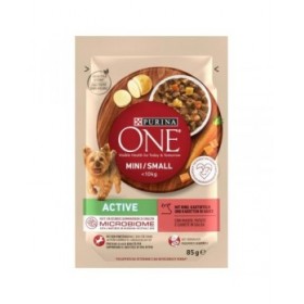 Cibo umido Purina Mini/Small Active Beef Carne di manzo e vitello 85 g