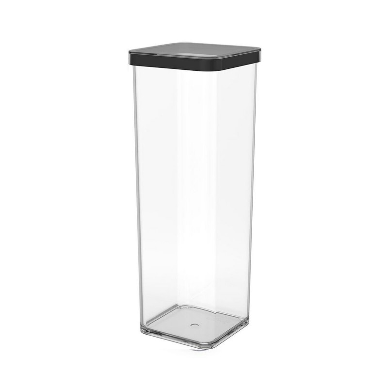 Secchio contenitore Rotho Nero Trasparente Silicone Plastica