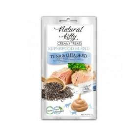 Spuntino per Cat Natural Kitty Superfood Blend Pesce