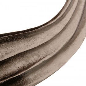 Statua Decorativa Nero Argentato Alluminio 52 x 15 x 46 cm