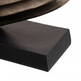 Statua Decorativa Nero Argentato Alluminio 52 x 15 x 46 cm