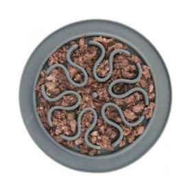 Ciotola ad Alimentazione Lenta per Animali Domestici Trixie TX-25035 Azzurro Grigio Silicone