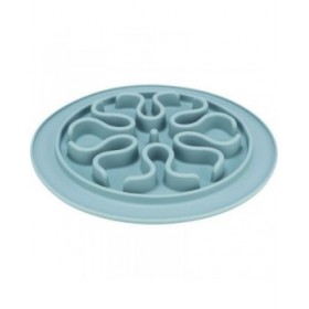 Ciotola ad Alimentazione Lenta per Animali Domestici Trixie TX-25035 Azzurro Grigio Silicone
