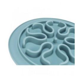 Ciotola ad Alimentazione Lenta per Animali Domestici Trixie TX-25035 Azzurro Grigio Silicone