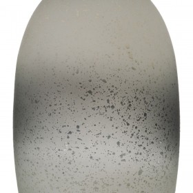 Bottiglia Grigio Argentato Alluminio Cristallo 15 x 15 x 46 cm Decorativa
