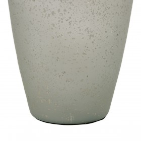 Bottiglia Grigio Argentato Alluminio Cristallo 15 x 15 x 46 cm Decorativa