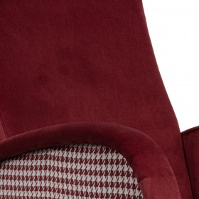 Poltrona Nero Bordeaux 68 x 97 x 86 cm
