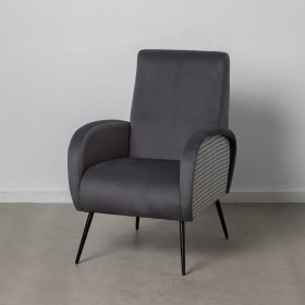Poltrona Nero Grigio 68 x 97 x 86 cm