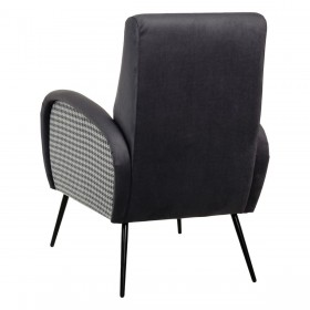 Poltrona Nero Grigio 68 x 97 x 86 cm