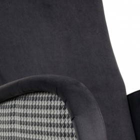 Poltrona Nero Grigio 68 x 97 x 86 cm